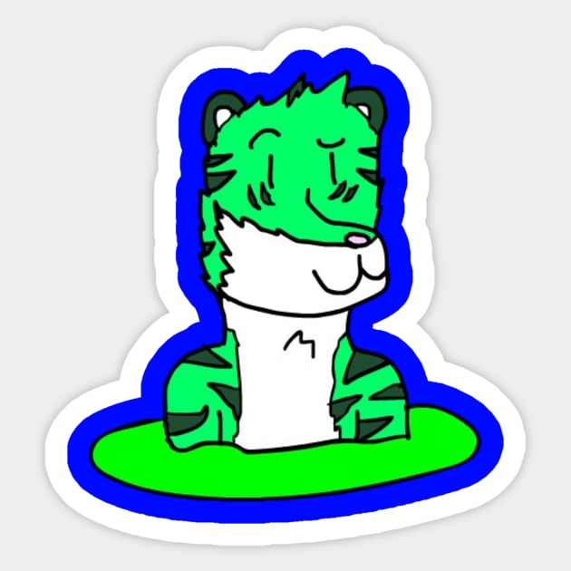 Original Emerald Logo by Raptorwolf3 Sticker by EmeraldTheFurball